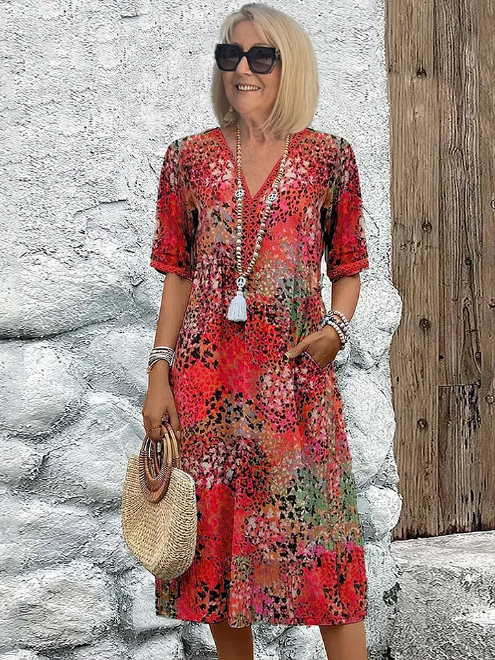 Helen | Livfull midiklänning