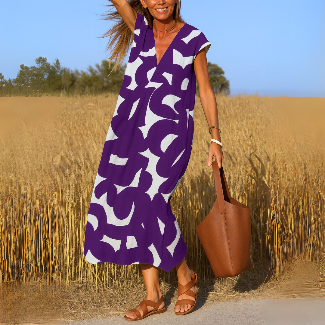 Gabriella™ | Lätt och Flatterande Klänning för Eleganta Sommardagar
