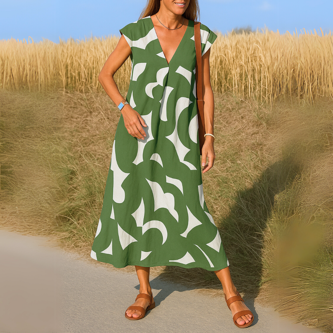 Gabriella™ | Lätt och Flatterande Klänning för Eleganta Sommardagar